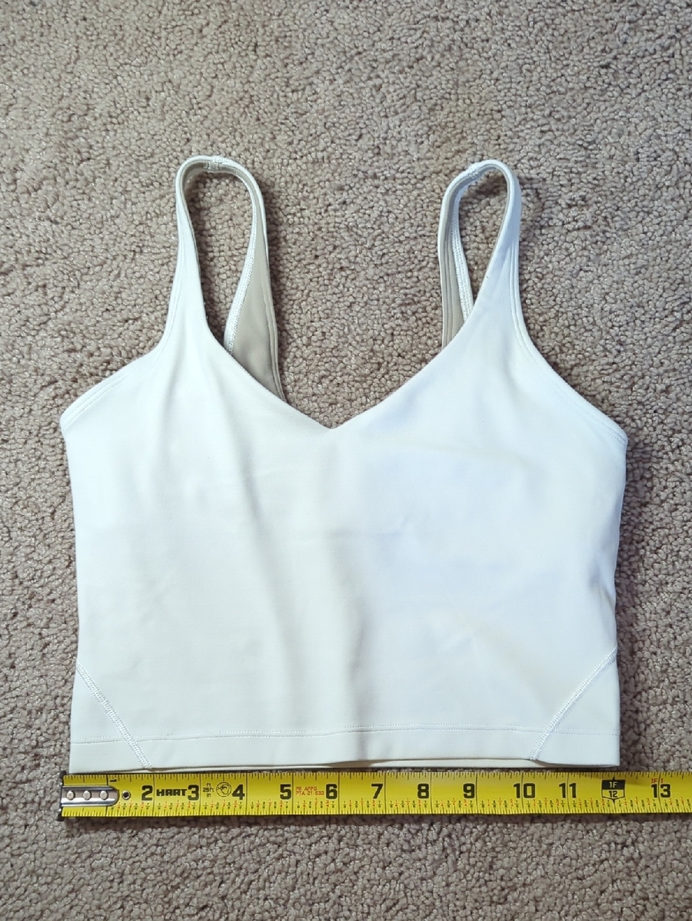 Lululemon Align White Tank Top For Yoga And Gym - Picture 2 of 6